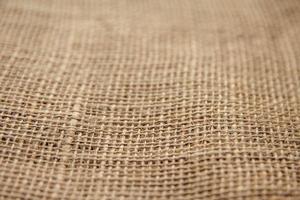 Burlap brown as a background image. Top view, copy space photo