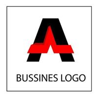 monogram creative logo letter a vector