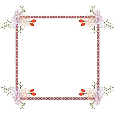 Floral Frame Collection. flowers circle frame arranged un a shape of the wreath perfect for wedding invitations and birthday cards