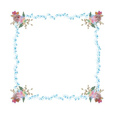 Floral Frame Collection. flowers circle frame arranged un a shape of the wreath perfect for wedding invitations and birthday cards