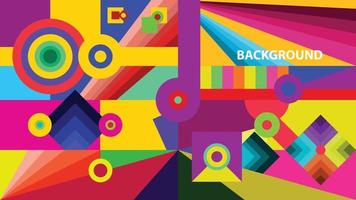 Modern Abstract Geometric Background. For landing page, banner, and social media vector