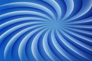 Blue and white rotating hypnosis spiral. Optical illusion. Hypnotic psychedelic vector illustration. Twirl abstract background. Easy to edit design template.