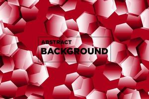 Abstract hexagon background, gradient vector illustration