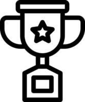 simple trophy vector icon, editable, 48 pixel