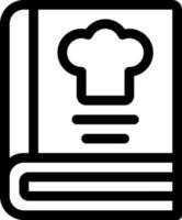 recipe line icon illustration vector