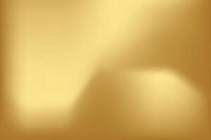 Gold abstract blurred gradient background. Vector illustration.