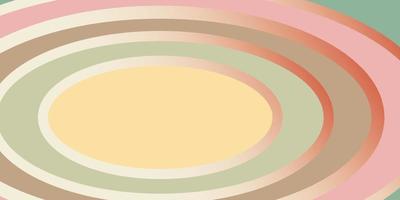 Vintage design background, colorful with oval shape style, modern artistic work. Vector illustration.