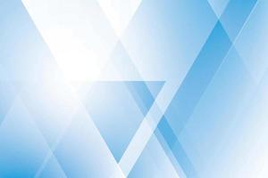 Fondo abstracto de color azul y blanco con forma de triángulo geométrico. ilustración vectorial. vector
