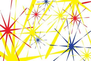 Primary colors background, blue, red, and yellow. Vector illustration.