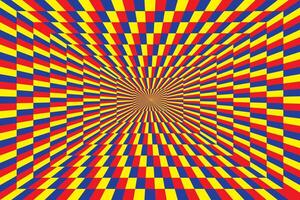 Primary colors background, blue, red, and yellow with geometric shape. Vector illustration.