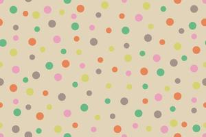 Seamless pattern. Circles, multi-colored paste is distributed as a beautiful background. Vector illustration.