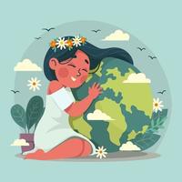 Mother Earth Concept vector