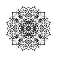 Hand drawn mandala. decoration in ethnic oriental  doodle ornament vector