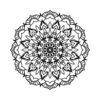 Hand drawn mandala. decoration in ethnic oriental  doodle ornament vector