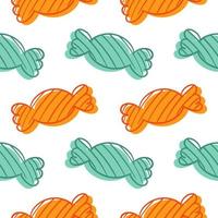 candy seamless pattern 2 vector