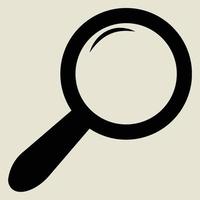 Search Icon Symbol Magnifying Glass vector