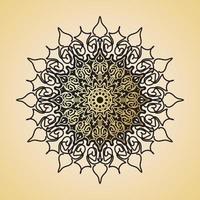 Vector round abstract circle. Luxury Mandala style.