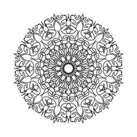 Hand drawn mandala. decoration in ethnic oriental  doodle ornament vector