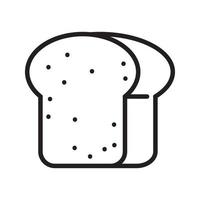 bread vector line for web, presentation, logo, Icon Symbol.