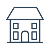 House vector line for web, presentation, logo, Icon Symbol.