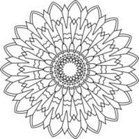 mandala art design, mehndi, tattoo, royal vintage, wedding design vector