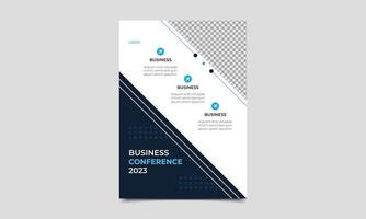 Business Conference brochure ,leaflet, magazine, booklet and flyer design layout template in A4 size. vector illustration