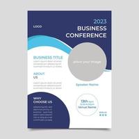 Business Conference  flyer design layout template. Creative Corporate, Brochure design, cover book, annual report, poster, flyer and  vector template design