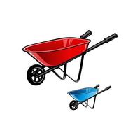 wheelbarrow vector, best for illustrations or logo design vector