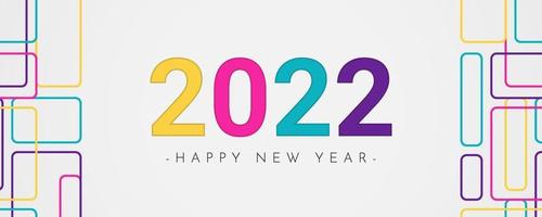 Colorful debossed 2022 numbers with abstract decoration on white background. Calendar header 2022 vector