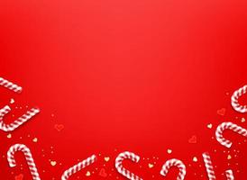 Valentines day holiday accessories on a table. 3d vector banner with copy space
