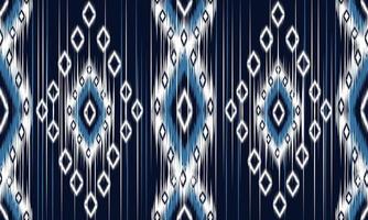 Geometric ethnic oriental ikat pattern traditional Design for background,carpet,wallpaper,clothing,wrapping,Batik,fabric,Vector illustration.embroidery style. vector