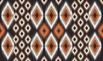 Geometric ethnic oriental ikat pattern traditional Design for background,carpet,wallpaper,clothing,wrapping,Batik,fabric,Vector illustration.embroidery style. vector