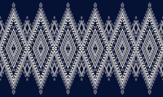 Geometric ethnic pattern design for seamless background. vector