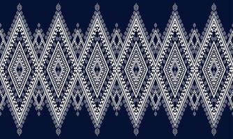 Geometric ethnic pattern design for seamless background. vector