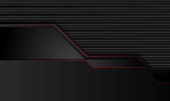 abstract metallic red black frame layout design tech innovation concept background.vector. vector