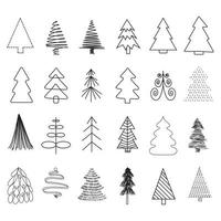 Holiday Christmas Tree Bundle vector