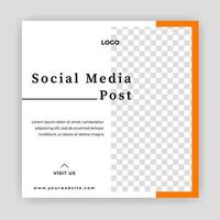 Unique Modern Editable Social Media banner template. Anyone can use this Easy Design Promotion web banner for social media. Modern elegant sales and discount promotions - Vector. vector