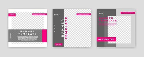 Unique Modern Editable Social Media banner template. Anyone can use this Easy Design Promotion web banner for social media. Modern elegant sales and discount promotions - Vector. vector