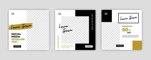Unique Modern Editable Social Media banner template. Anyone can use this Easy Design Promotion web banner for social media. Modern elegant sales and discount promotions - Vector. vector