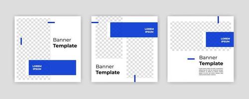Modern Social Media banner template can be edited. Anyone can use this design easily. Promotional web banners for social media. Elegant sale and discount promo - Vector. vector