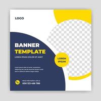 Unique Modern Editable Social Media banner template. Anyone can use this Easy Design Promotion web banner for social media. Modern elegant sales and discount promotions - Vector. vector