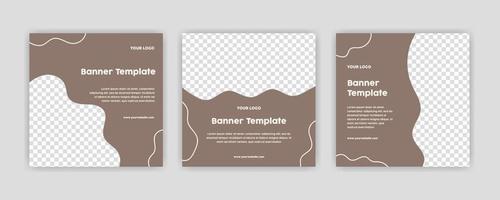 Unique Modern Editable Social Media banner template. Anyone can use this Easy Design Promotion web banner for social media. Modern elegant sales and discount promotions - Vector. vector