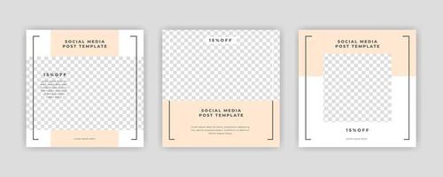 Modern Social Media banner template can be edited. Anyone can use this design easily. Promotional web banners for social media. Elegant sale and discount promo - Vector. vector