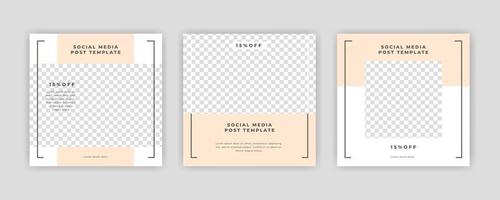 Modern Social Media banner template can be edited. Anyone can use this design easily. Promotional web banners for social media. Elegant sale and discount promo - Vector. vector