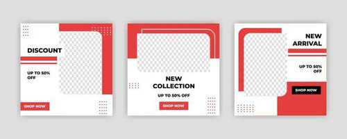 Modern Social Media banner template can be edited. Anyone can use this design easily. Promotional web banners for social media. Elegant sale and discount promo - Vector. vector