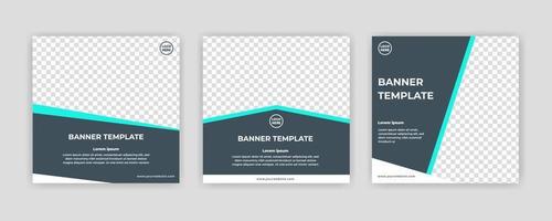 Modern Social Media banner template can be edited. Anyone can use this design easily. Promotional web banners for social media. Elegant sale and discount promo - Vector. vector