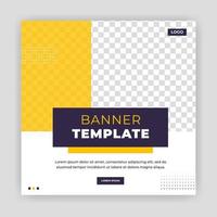 Unique Modern Editable Social Media banner template. Anyone can use this Easy Design Promotion web banner for social media. Modern elegant sales and discount promotions - Vector. vector