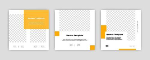 Unique Modern Editable Social Media banner template. Anyone can use this Easy Design Promotion web banner for social media. Modern elegant sales and discount promotions - Vector. vector
