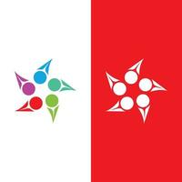 Community, network and social icon vector