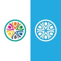 Community, network and social icon vector